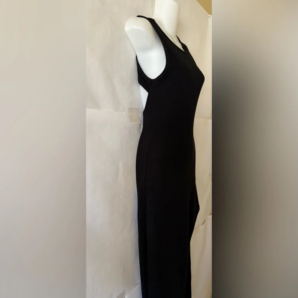 Superdown Sherry Ribbed Cutout Maxi Dress Size S Revolve Black Bodycon Event - Picture 4 of 15